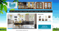 Desktop Screenshot of ambiawindowsdoors.com